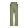 thumbnail image 3 of Casual Linen Trousers For Everyday Comfort And Stylish With Button Detail In A Revamped Classic Style For Men, 3 of 4