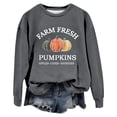 thumbnail image 4 of YVNAURA Women's Cute Fall Pumpkin Graphic Hoodie Happy Fall Yall Sweatshirt Crewneck Long Sleeve Oversized Loose Pullover Cozy Thanksgiving Autumn Top with Pocket, Grey,XXL, 4 of 4