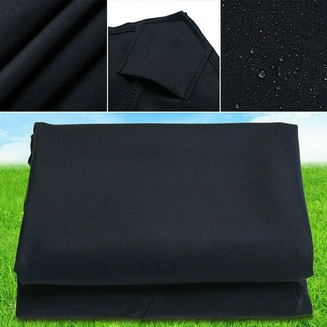 Becaristey Polyester Outdoor Protection Umbrella Canopy Cover Durable Materials Quick-drying Easy To Install black