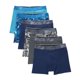 thumbnail image 1 of Calzoncillos tipo bóxer Hanes Big Performance para niños, paquete de 6, azul/gris, 1 of 3