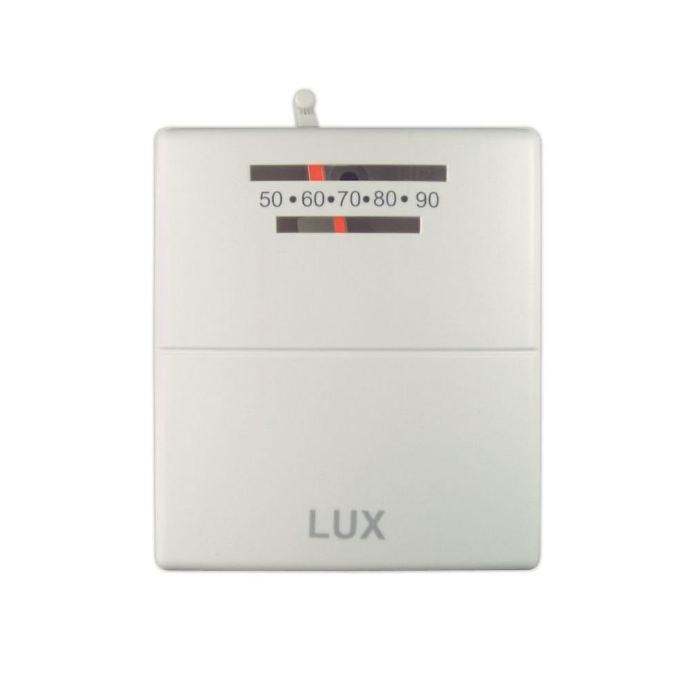 Lux 500 Thermostat Battery Change Instruction