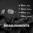 thumbnail image 5 of Oakley OO9154 Half Jacket 2.0 XL Irregular Shaped Polarized Sunglasses for Men - Includes Official Eyewear Kit - Polished Black Frame with Black Iridium Lens, 5 of 7