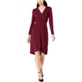 thumbnail image 2 of INC Womens Wrap Surplice Vestido, Púrpura, XX-Large I-N-C Sobrepelliz, 2 of 2