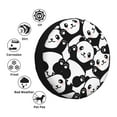thumbnail image 5 of Bingfone Seamless Pattern Cute Panda Spare Tire Cover Weatherproof Universal Wheel Protectors For Rv Camper Travel Trailer Suv Truck 14 Inch, 5 of 9