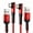 Red, variant on Cable Right Angle,USB cable 6.6FT,2 Pack USB‑A to USB‑C Right Angle USB C Cable, 60W Fast Charging & Data Sync Cord (Black)