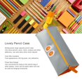 thumbnail image 4 of Precioso estuche para lápices, bolso para bolígrafos de piel sintética resistente al agua con botón de presión, cremallera suave para estudiantes de secundaria, 4 of 8