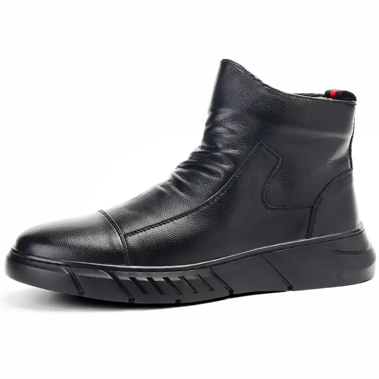 Walmart black boots clearance mens