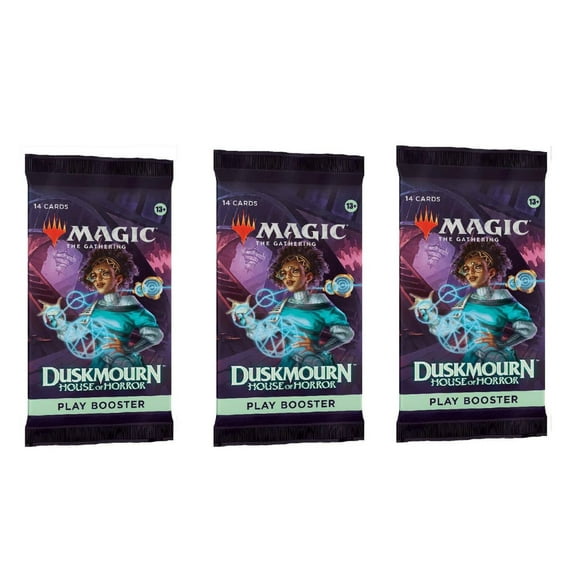 3 Packs MTG Play Booster Pack Lot for MTG Duskmourn: House of Horror