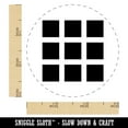 thumbnail image 2 of Squares Grid Self-Inking Rubber Stamp Ink Stamper - Pink Ink - Small 3/4 Inch, 2 of 7