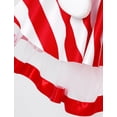 thumbnail image 4 of Miutii Kids Girls Christmas Dance Dress Sleeveless Sequins Striped Ballet Tutu Dress Figure Ice Skating Leotard Red 16, 4 of 7