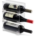 thumbnail image 4 of Porte-Bouteilles Ultra Moderne - Porte-Bouteilles Transparent - Porte-Bouteilles Horizontal Prolonge la Vie du Vin et du Liège - Porte-Bouteilles Empilables - 2 Bouteilles Chacun - Transparent, 4 of 5