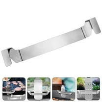 LULULION Silver Metal Griddle Tool Holder with Rust Resistant Stainless Steel Material