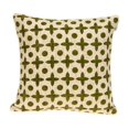 thumbnail image 1 of Parkland Collection PILE11165P Sitara Beige et Vert Housse de Coussin Carrée Transitionnelle avec Insert en Poly - 18 x 18 x 7 Po, 1 of 3
