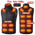 thumbnail image 3 of Chaqueta con calefacción por Usb de 17 áreas para hombre y mujer, chaleco eléctrico calefactor, chaleco calefactor, chaleco calefactor interno con Usb, Veste Chauffante, 3 of 5