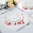 thumbnail image 4 of 15.4" Round Placemat Set of 1 Polyester Fabric Place Mats Non-Slip Dining Kitchen Table Mats for Kitchen Party Decor Red Mailbox, 4 of 5