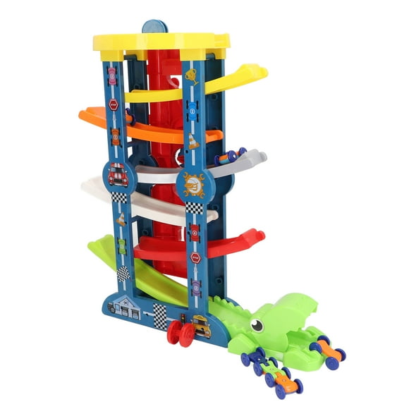 Car Race Track Toy, DIY Race Track Car Toy Easy To Play Safe Detachable for Home for Girls