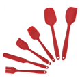 thumbnail image 1 of Silicone Spatula - New 6 Pcs Silicone Spatula Heat Resistant Seamless Rubber Spatulas with Stainless Steel Core Kitchen Utensils(Red), 1 of 4