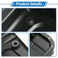 thumbnail image 5 of Unique Bargains No.500323326 Engine Oil Pan Oil Pan Sump Transmission Oil Pan for Fiat Ducato 2.5L 2.8L Diesel 1994-2006 Iron Black, 5 of 6