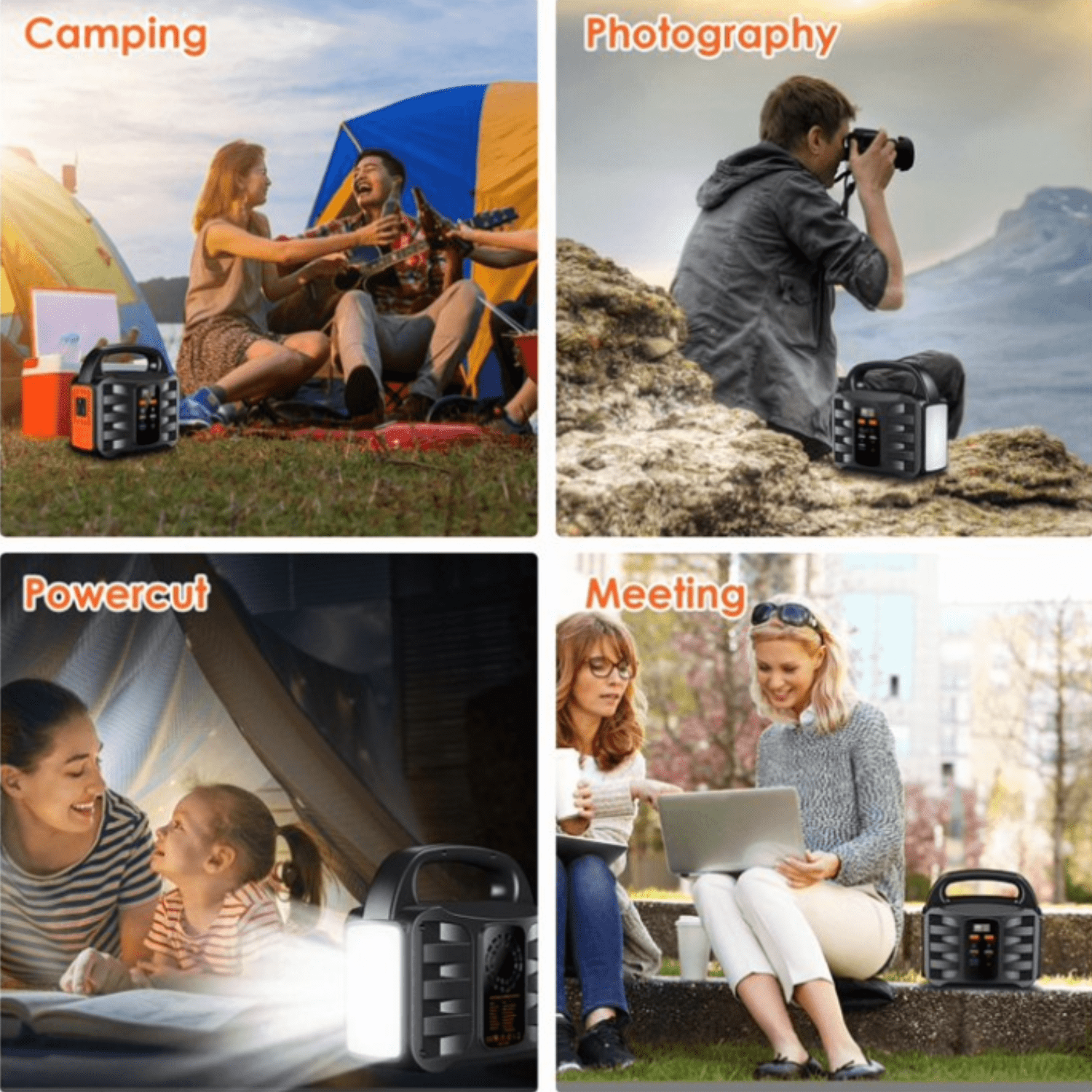 150W New Portable Power Station Camping Battery Bank Laptop Phone Charger Backup