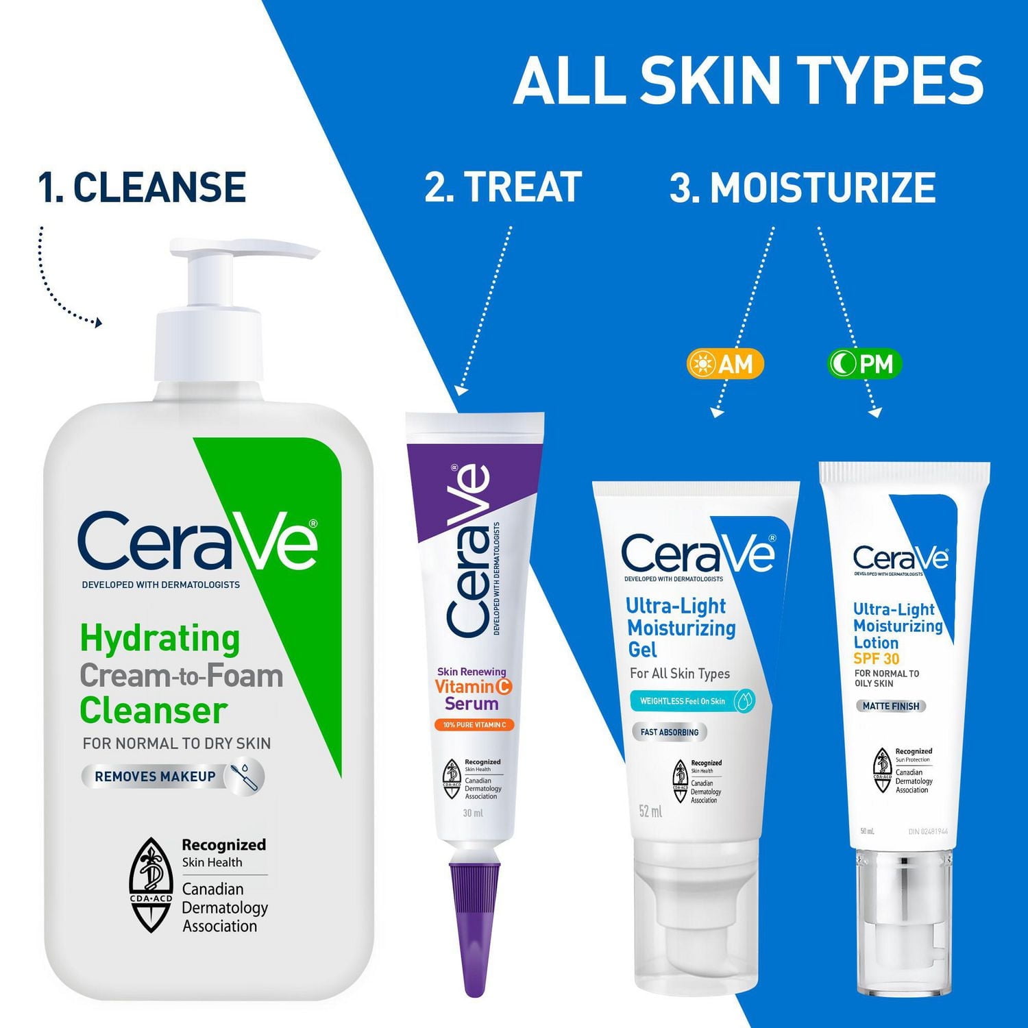 CeraVe Ultra-Light Moisturizing Gel, Lightweight Face Moisturizer with Ceramides and Niacinamide, 52mL, CRV ULTRA LIGHT GEL 1.7OZ CA