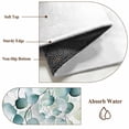 thumbnail image 6 of 6'x9' Area Rugs, Sage Green Eucalyptus Indoor Outdoor Area Rug for Living Room Bedroom, Watercolor Botanical Leaves Washable Bathroom Rugs Kitchen Floor Carpet Mats Home Decor Aesthetic, 6 of 8