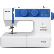FEIYUE FYe310 Domestic Sewing Machine with Foot Pedal, Controllable Speed, Stabilized Stitch, 105 Stitch Applications, Powerful Servo Motor (Blue)