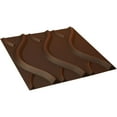 thumbnail image 6 of Ekena Millwork 19 5/8"W x 19 5/8"H Nexus EnduraWall Decorative 3D Wall Panel, Universal Aged Metallic Rust (Covers 2.67 Sq. Ft.), 6 of 6