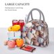 thumbnail image 5 of Fotbe Sea Shells Bolsa de Almuerzo con Estampado, Lonchera Aislada, Contenedor de Comida Reutilizable Tipo Cooler a Prueba de Fugas, 5 of 6