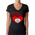 thumbnail image 1 of Valentines Day Shirt for Women Funny Heart Valentine 2021 V-Neck Tees Sarcasm Humour Graphic TShirt Gifts for Her, 1 of 4
