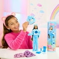 thumbnail image 3 of Barbie Cutie Reveal Care Bears Series Doll & Accessories in Grumpy Bear Plush Costume, 10 Surprises, 3 of 7