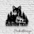 thumbnail image 5 of Handmadetneonsign Custom Wolf In Forest Metal Wall Art LED Light - Personalized Wolf Metal Sign Home, 5 of 5