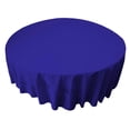 thumbnail image 4 of LA Linen TCpop72R-RoyalP50 Nappe en Popeline de Polyester, Royale - 72 Po Ronde, 4 of 10
