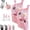 2-Pink, variant on 2026 New Standing Toiletry Bag, Hanging Portable Lightweight Travel Toiletry Bag, EVA Mesh Waterproof Large Capacity Cosmetic Storage Bag for Travel, Toothbrush, Toothpaste (White)