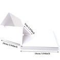 thumbnail image 2 of 50PCS White Blank Place Cards Table Tent Tags Seating Cards for Wedding Party Banquet, 2 of 5