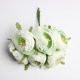 thumbnail image 3 of Rose Buds Flor Artificial Nupcial Ramo Hecho en hogar Decoración De Bricolaje Verde pálido Soledad Flores artificiales de la seda de Rose, 3 of 8