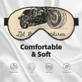 thumbnail image 3 of Salouo Let The Adventure Begin Pattern Sleep Mask,Sleep Eye Mask & Blindfold Eye Sleep Shade Cover with Elastic Strap Soft Eye Cover Eyeshade for Night Sleeping Travel & Nap, 3 of 7