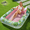 Cyan Pink, variant on Inflatable Tanning Pool Lounger Float, 85" x 57" XL Adult Pool Float with Pillow, 4-in-1 Sun Tanning Tub Raft, Blow Up Sunbathing Bed Lounge for Backyard, Pool, Beach, Lake, Pink