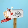 thumbnail image 5 of Chic Custom Address Mailbox Covers Magnetic Personalized Mailbox Magnet Decor Post Letter Box Covers Standard Size Mailbox Wraps for Outside Garden Yard Courtyard Decor, 5 of 6