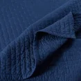 thumbnail image 5 of Quilt Set King Size - Lightweight Soft Quilts Bedspreads for All Season 3 Piece, Blue, (1 Quilt, 2 Pillow Shams), 5 of 6