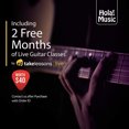 thumbnail image 2 of Hola! Music Pre Strung 39" Classical Guitar with Soft Nylon Strings, Natural, 2 of 7