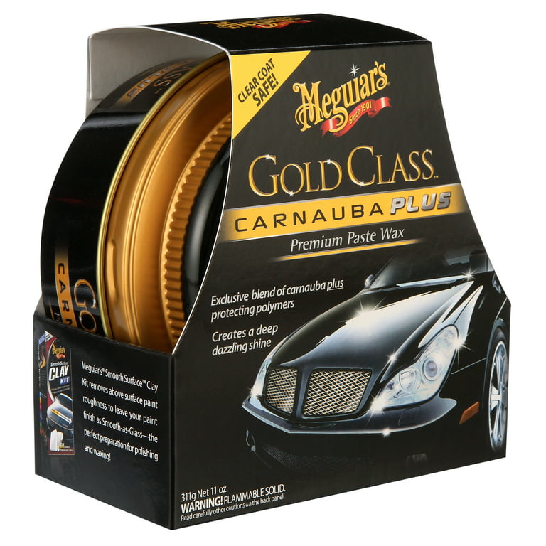 Meguiars Gold Class Carnauba Plus Premium Paste Wax, 11 oz., Paste