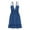 Navy, variant on Elainilye Fashion Women's Dresses Deep V Strap Wooden Ear Wrinkle Sewn Dress with V-Neck Strap Dress Party Dress,Gray