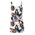 thumbnail image 7 of Mitankcoo Cute Rompers for Women Summer Print Pockets Sleeveless Casual Vacation Short Jumpsuits S-3XL, 7 of 7