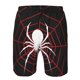 thumbnail image 3 of Balery Spider On The Web Traje de Baño Estilo Hawaiano para Hombre, Shorts de Secado Rápido con Bolsillos-3X-Large, 3 of 6