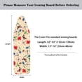thumbnail image 4 of HELLHERO Ironing Board Cover Household Iron Board Covers, Flowers Print Ironing Board Protector Dust-Proof, Heat-Resistant Ironing Board Cover 15x54 Inch, 4 of 4