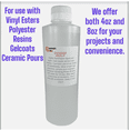 thumbnail image 2 of Polymer World MEKP 8oz - 236cc Clear Catalyst-Hardener for Polyester Resin, Gelcoat, Vinyl Ester, Ceramic Transom Pour, Includes 1oz Measuring Cup, 2 of 7