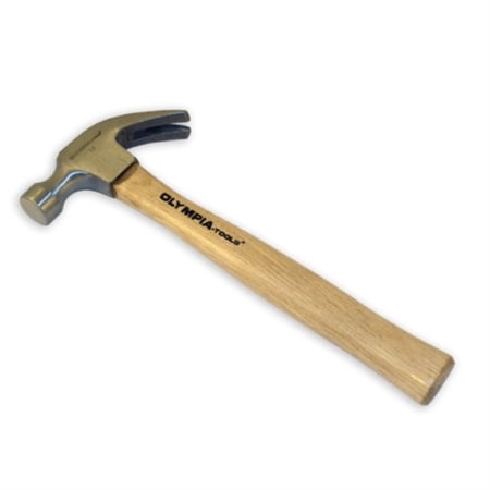UPC: 0883652600343 | Olympia Tools 16 oz Smooth Face Claw Hammer Wood Handle Handle