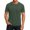 Blue, variant on T -Shirts for Men Raglan Sleeve Crewneck Elastic Outdoor Tops Basic Short Sleeve Soft Gym Pullover