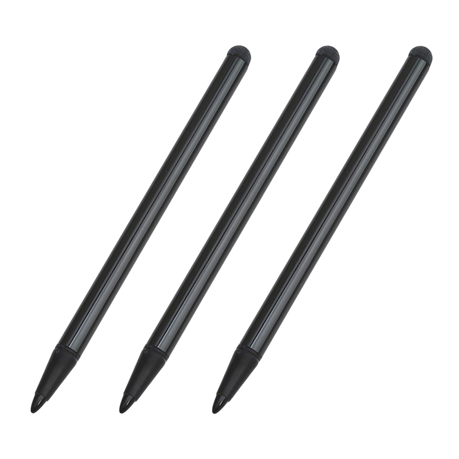 Universal Stylus Pen 3 Pack Precision Fine Point Digital Pencil for iPad Phone Android Tablet Silver