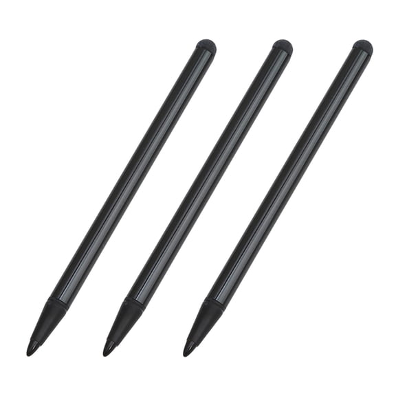 Universal Stylus Pen Set 3 Pack, Precision Fine Point Digital Pencil for iPad Phone Android Tablet, Capacitive Touch Screen Stylus with Rubber Tip